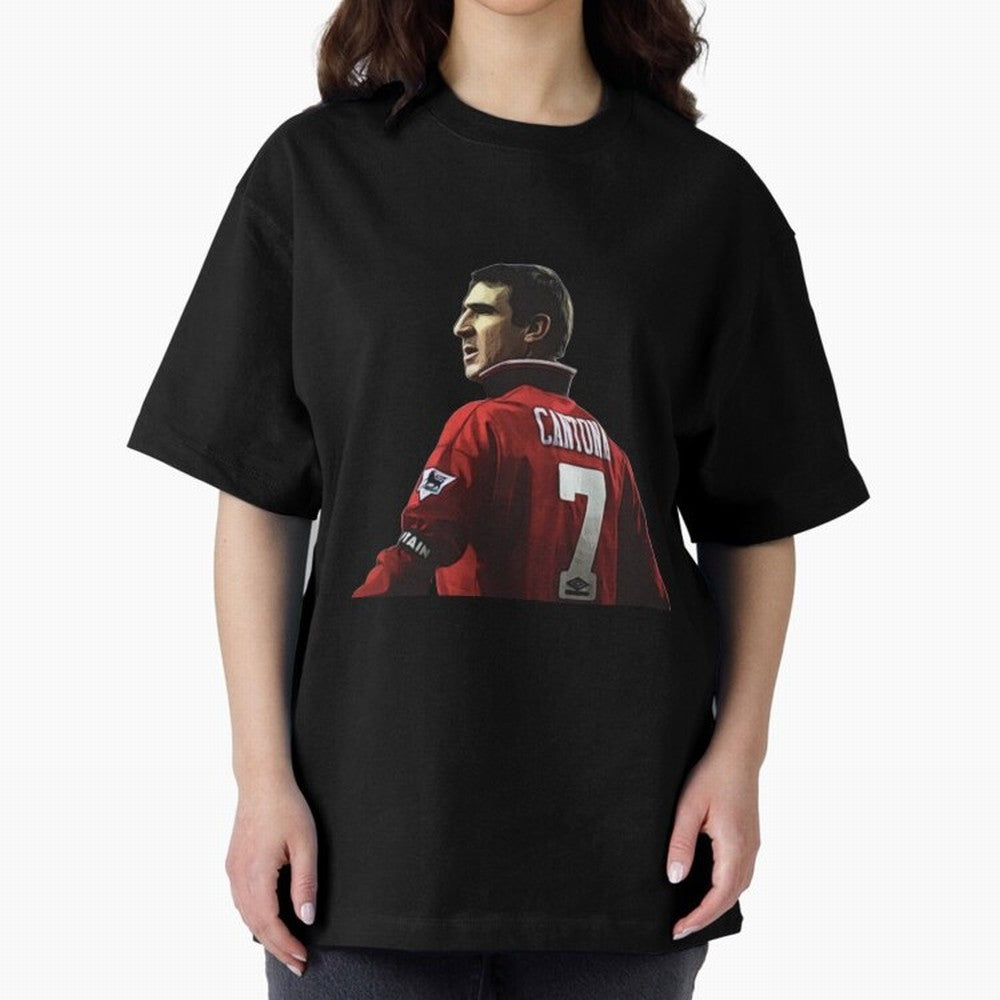 King of Manchester Eric Cantona Oversized T-Shirt Celebrate Unforgettable Nights in Global Football Passion for FIFA World Cup 2026, Built around CR7, Spain and Netherlands, Stadium Chants, National Pride, Trophy Dreams and Unforgettable Football