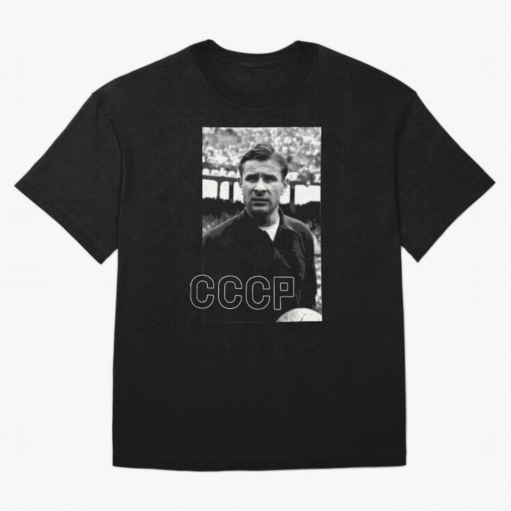 Lev Yashin Football Legends1 Oversized T-Shirt Honor the Beautiful Game during Global Football Passion for FIFA World Cup 2026, Inspired by Haaland and Mbappe, Portugal, Worldwide Fan Energy, Dramatic Goals, Stadium Lights and Championship