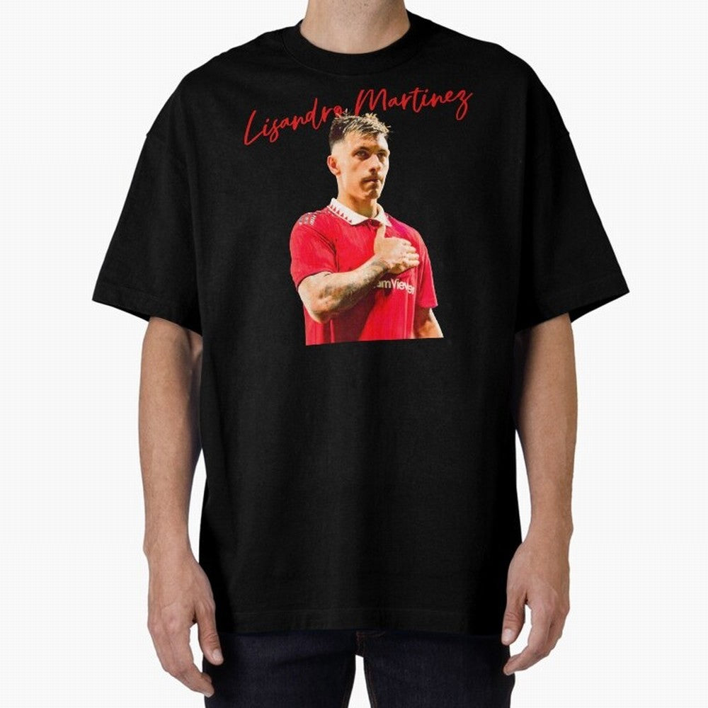 Lisandro Martinez Oversized T-Shirt Fuel the Hype around FIFA World Cup 2026 Spirit, Celebrating Germany, Mbappe, Football Passion, Legendary Performances, Festival Vibes and Supporter Community; Ideal for Fans Who Follow Messi, Cristiano Ronaldo,