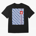 Manchester United 94 Away Jersey Pattern Oversized T-Shirt Follow FIFA World Cup 2026 Group Stage for Fans of Messi and Spain and Netherlands, Bringing Stadium Memories, Football Loyalty, International Chants and Championship Tradition; Ideal for
