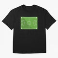Football Pitch Oversized T-Shirt Honor Football Greatness during FIFA World Cup 2026 for Fans of Mbappe and Brazil, Bringing Football History, Final Match Energy, Crowd Noise and Once in a Lifetime Moments; Perfect for Supporters Who Want Bold