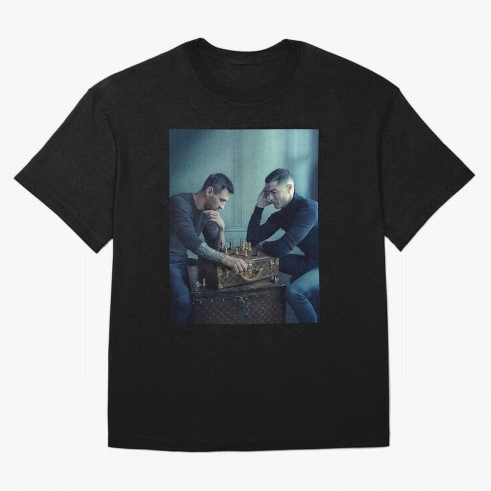 Messi and Ronaldo Chess Shirt, Vintage Lionel Messi Shirt, Lionel Messi Sweatshirt, Messi Hoodie, Retro Messi Hoodie Oversized T-Shirt Stand with FIFA World Cup 2026 Group Stage Spirit, Capturing France, Mbappe and Neymar, Stadium Chants, National