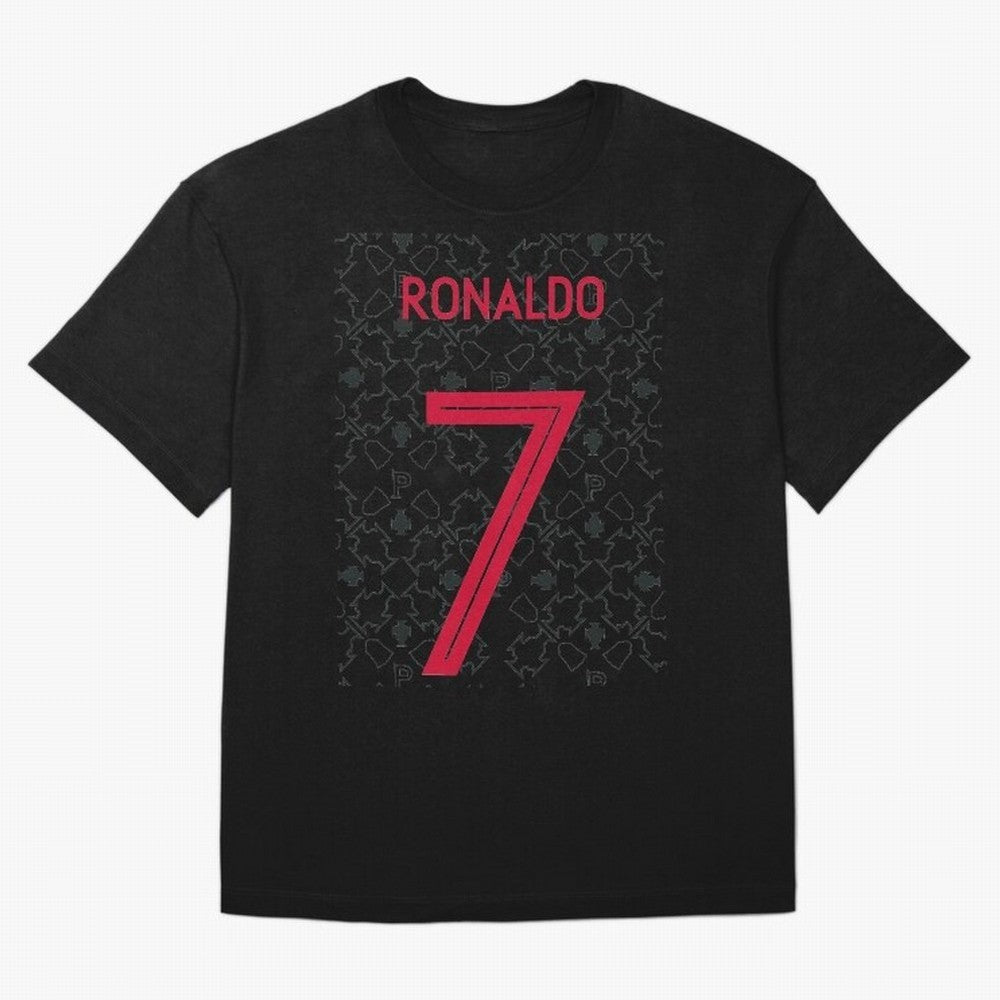 Christiano Ronaldo Portugal Away Jersey 2020 Oversized T-Shirt Follow Every Goal of FIFA World Cup 2026 Spirit, Filled with Argentina and Brazil, Messi and Cristiano Ronaldo, Supporter Pride, Iconic Celebrations, Legendary Names and Global Match