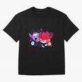RonaDora chibis Oversized T-Shirt Feel the Trophy Chase of Global Football Passion for FIFA World Cup 2026 USA Canada Mexico, Connected to Haaland, England, Fan Favorite Moments, National Team Passion, Big Match Drama and Soccer History; Perfect