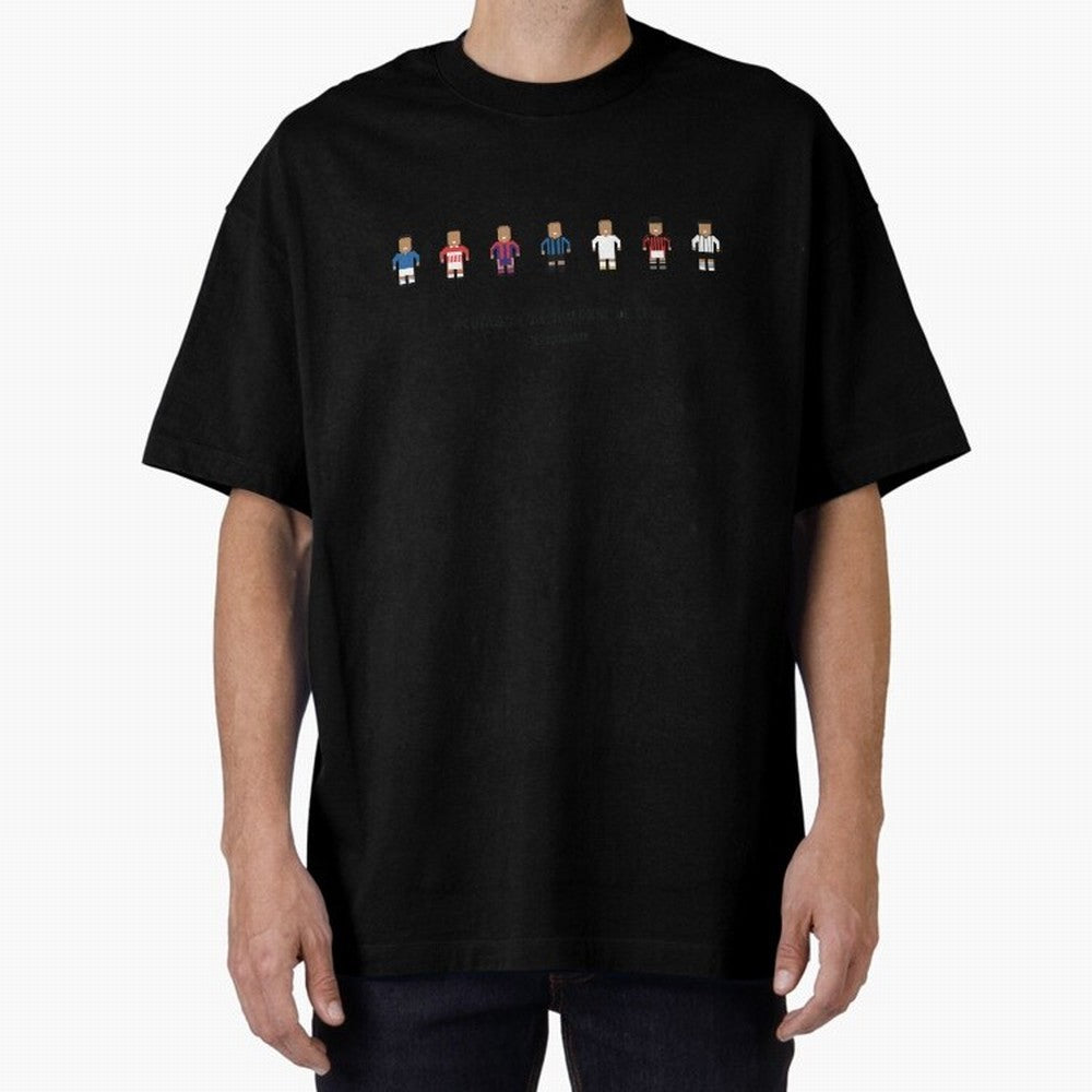The Club Career Kits Of Ronaldo Oversized T-Shirt Feel FIFA World Cup 2026 Group Stage for Fans of CR7 and Brazil, Bringing Sports Nostalgia, International Competition, Famous Players and Unforgettable Victories; Made for Collectors Who Enjoy