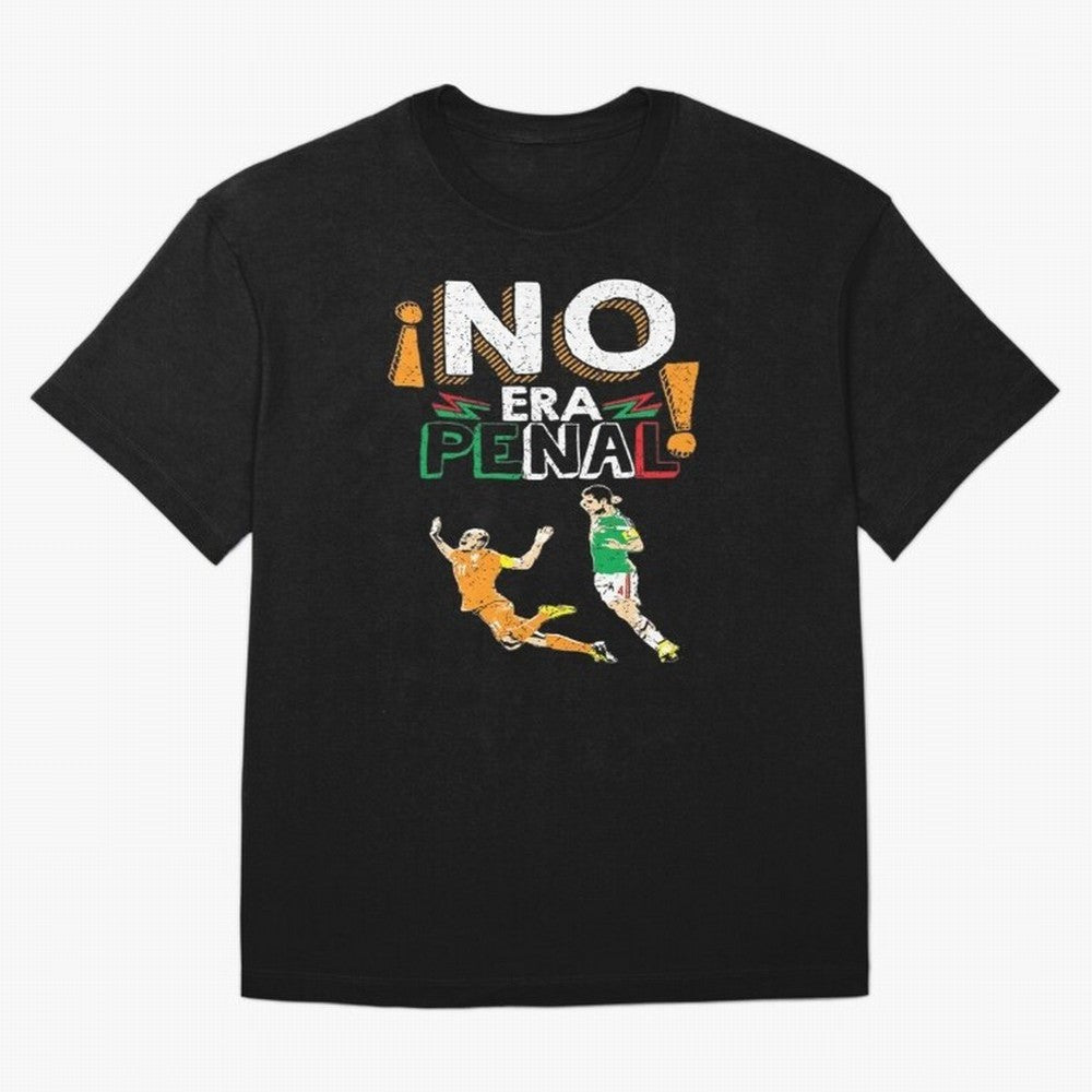 No Era Penal Oversized T-Shirt Show Match Day Excitement for FIFA World Cup 2026 for Fans of Cristiano Ronaldo, Haaland and CR7 and Brazil, Bringing Tournament Hype, Historic Matchups, Family Viewing Parties and Global Sports Pride; Great for