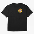 Portugal Coat of Arms Oversized T-Shirt Fuel Global Football Passion for FIFA World Cup 2026 Group Stage, Centered on Neymar, Haaland and Cristiano Ronaldo, Brazil, Championship Spirit, Famous Goals, Roaring Crowds and International Football Unity;