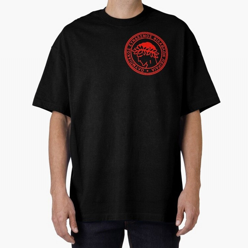 Olympiakos FC Oversized T-Shirt Feel the FIFA World Cup 2026 USA Canada Mexico Journey through Messi, Neymar and Mbappe Highlights, Argentina and Brazil Pride, Stadium Chants, National Pride, Trophy Dreams and Unforgettable Football Memories; Built