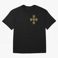 Quinas Portugal Gold B Oversized T-Shirt Feel FIFA World Cup 2026 USA Canada Mexico Built around CR7 and Messi, Brazil Energy, Global Supporter Spirit, Legendary Goals, National Colors and Tournament Celebration; Built for Supporters Chasing Trophy