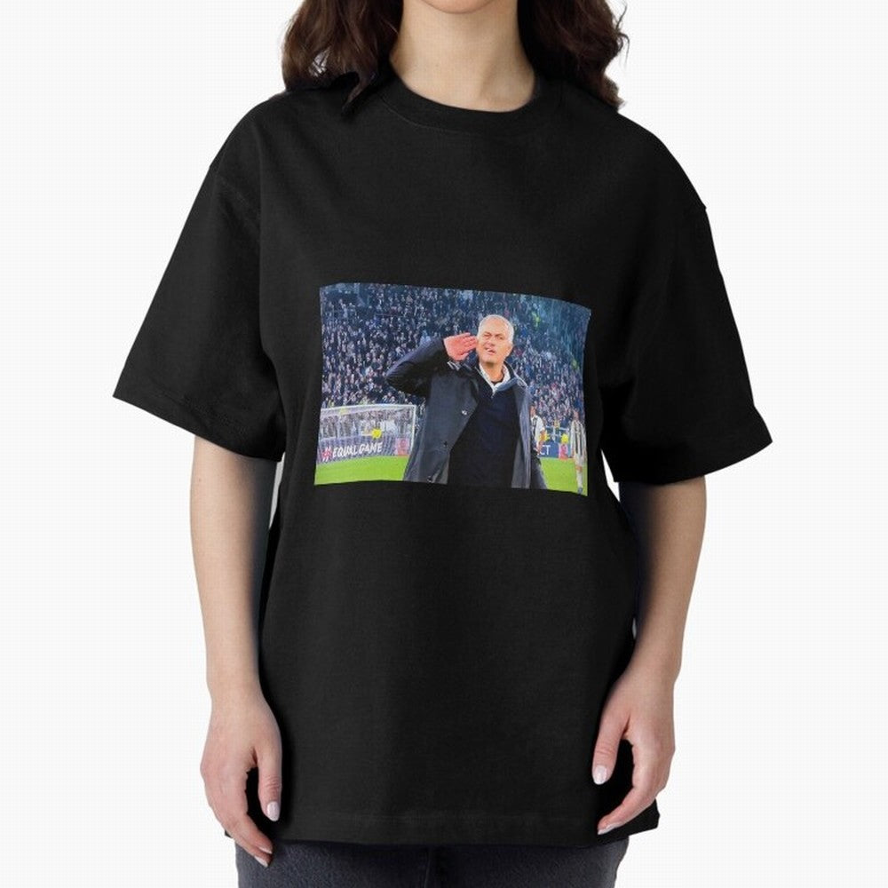 Mourinho VS Juventus Oversized T-Shirt Relive Match Day Hype around FIFA World Cup 2026 USA Canada Mexico, Neymar, France, Tournament Hype, Historic Matchups, Family Viewing Parties and Global Sports Pride; Created for Match Day Parties, Soccer