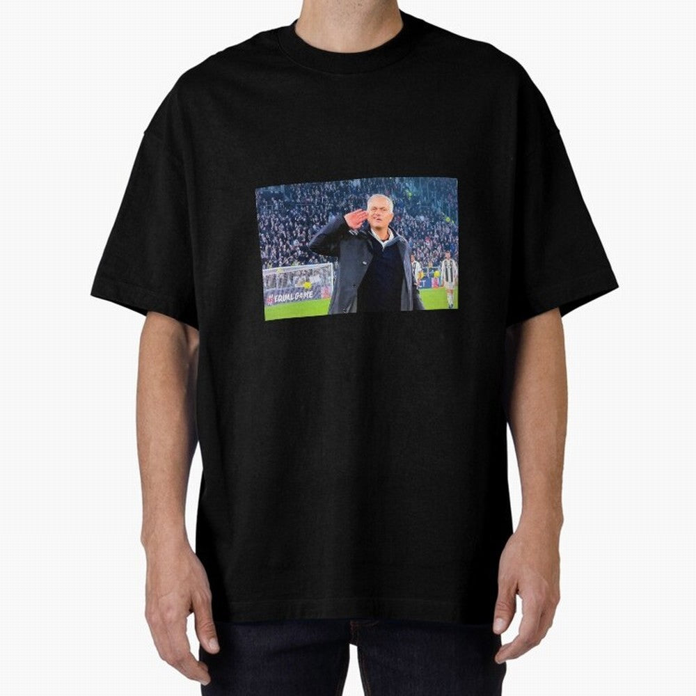 Mourinho VS Juventus Oversized T-Shirt Relive Match Day Hype around FIFA World Cup 2026 USA Canada Mexico, Neymar, France, Tournament Hype, Historic Matchups, Family Viewing Parties and Global Sports Pride; Created for Match Day Parties, Soccer