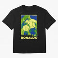 Ronaldo - Street Art - Soccer Icons Oversized T-Shirt Turn Every Weekend Toward Match Day Hype around FIFA World Cup 2026 Group Stage, Messi, Argentina, France and Brazil, Stadium Memories, Football Loyalty, International Chants and Championship