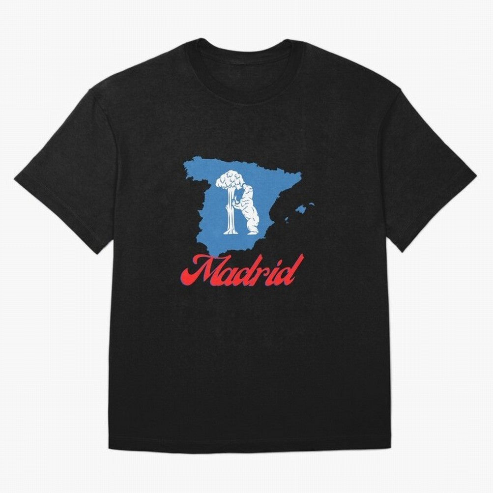 Madrid Bear Strawberry Tree Oversized T-Shirt Bring Retro Soccer Energy to the FIFA World Cup 2026 Group Stage Journey through Mbappe Highlights, Argentina Pride, Supporter Pride, Iconic Celebrations, Legendary Names and Global Match Day Energy;