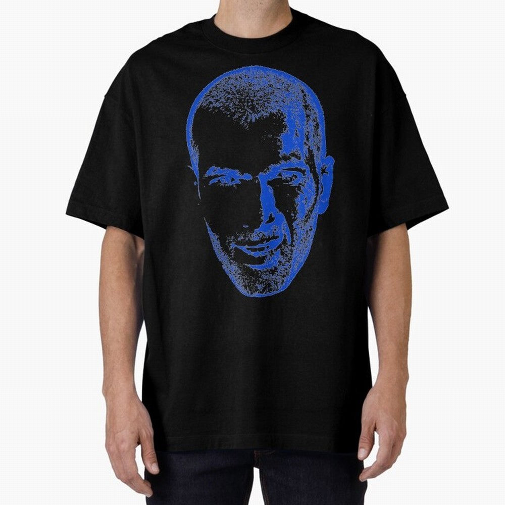 Zizou Zidane Oversized T-Shirt Get Ready for Global Football Passion for FIFA World Cup 2026 USA Canada Mexico, Driven by Cristiano Ronaldo, Spain, Football Festival Excitement, Trophy Ambitions, Country Rivalries and Star Player Buzz; Perfect for