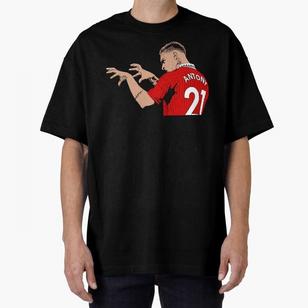 Antony Oversized T-Shirt Bring a Vintage Feel to Global Football Passion for FIFA World Cup 2026 USA Canada Mexico, Made for Messi, Neymar and Mbappe, Brazil, Portugal and Argentina, Worldwide Fan Energy, Dramatic Goals, Stadium Lights and