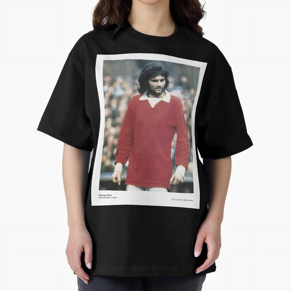 George Best - Manchester United Oversized T-Shirt Bring Champion Energy into Global Football Passion for FIFA World Cup 2026 USA Canada Mexico, Made for Haaland and Mbappe, England, Stadium Memories, Football Loyalty, International Chants and