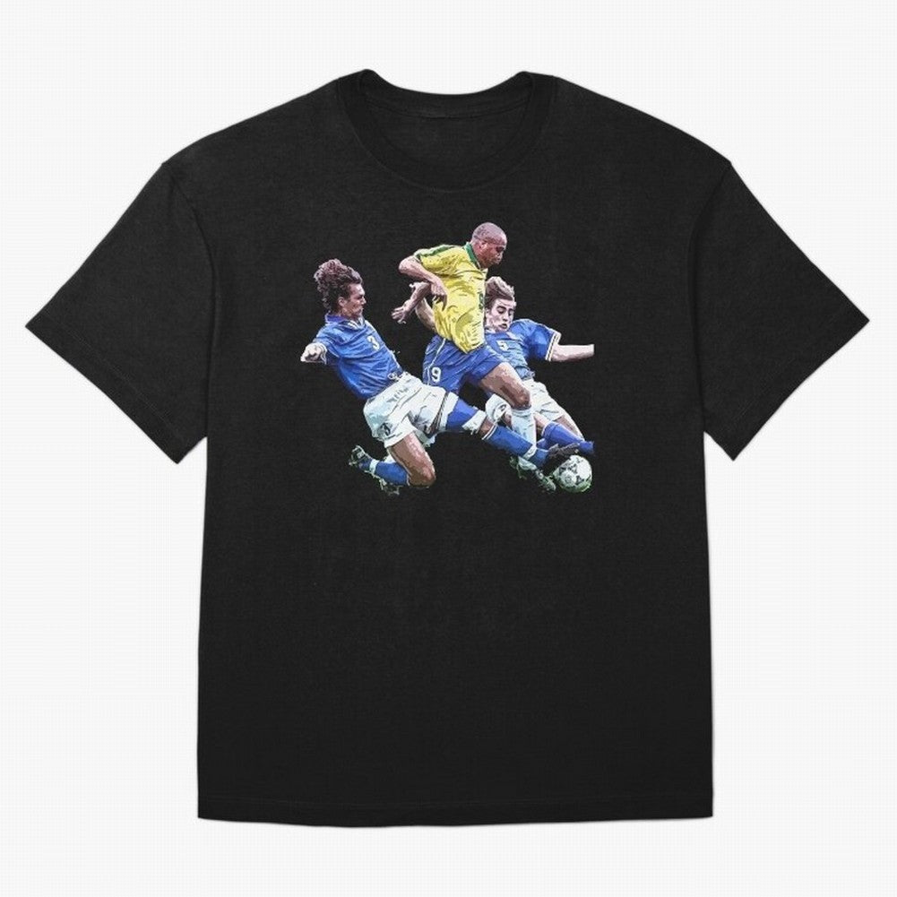 Ronaldo vs Maldini & Cannavaro Oversized T-Shirt Celebrate the Road through FIFA World Cup 2026 USA Canada Mexico Capturing Cristiano Ronaldo, Haaland and CR7, Argentina and Brazil Energy, Football Festival Excitement, Trophy Ambitions, Country