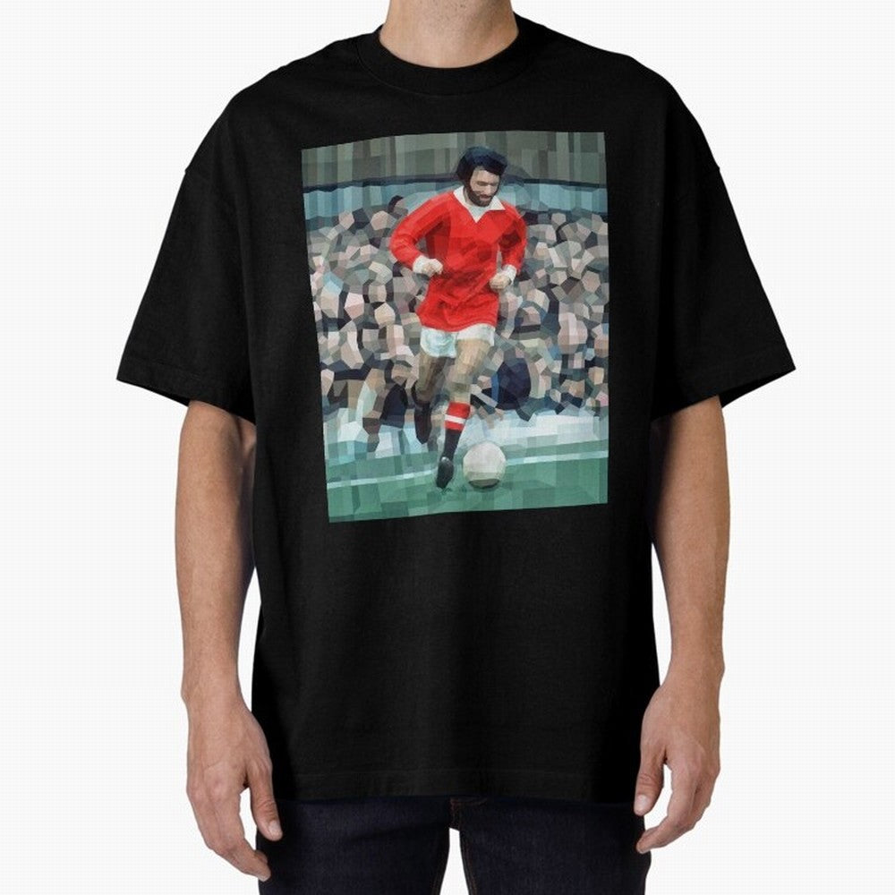 George Best Oversized T-Shirt Make the Season About FIFA World Cup 2026 USA Canada Mexico Spirit, Connected to Brazil, CR7 and Messi, Worldwide Fan Energy, Dramatic Goals, Stadium Lights and Championship Celebrations; Great for Watch Parties,