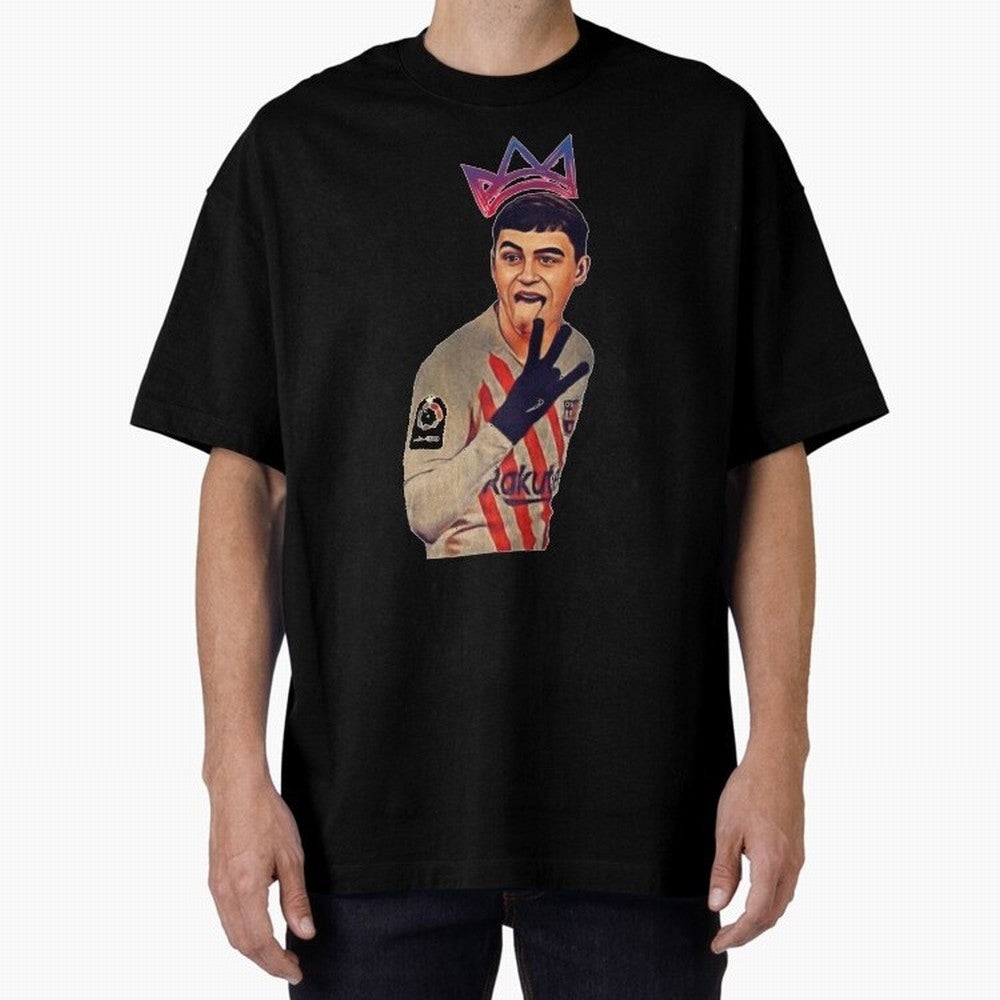 PEDRI Oversized T-Shirt Make Every Kick Count in FIFA World Cup 2026 USA Canada Mexico for Fans of CR7 and Netherlands, Bringing Retro Football Energy, Iconic Rivalries, Trophy Chase Drama and Stadium Atmosphere; Great for Watch Parties, Sports