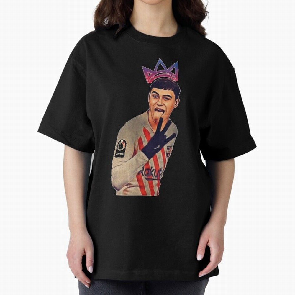 PEDRI Oversized T-Shirt Make Every Kick Count in FIFA World Cup 2026 USA Canada Mexico for Fans of CR7 and Netherlands, Bringing Retro Football Energy, Iconic Rivalries, Trophy Chase Drama and Stadium Atmosphere; Great for Watch Parties, Sports