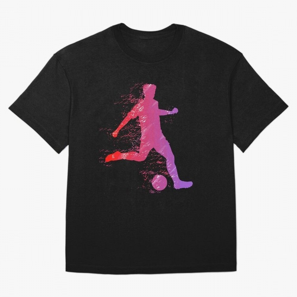 Soccer Player Shoot Oversized T-Shirt Bring Match Day Hype around FIFA World Cup 2026, Cristiano Ronaldo, Haaland and CR7, Argentina and Brazil, Championship Spirit, Famous Goals, Roaring Crowds and International Football Unity; Great for Watch