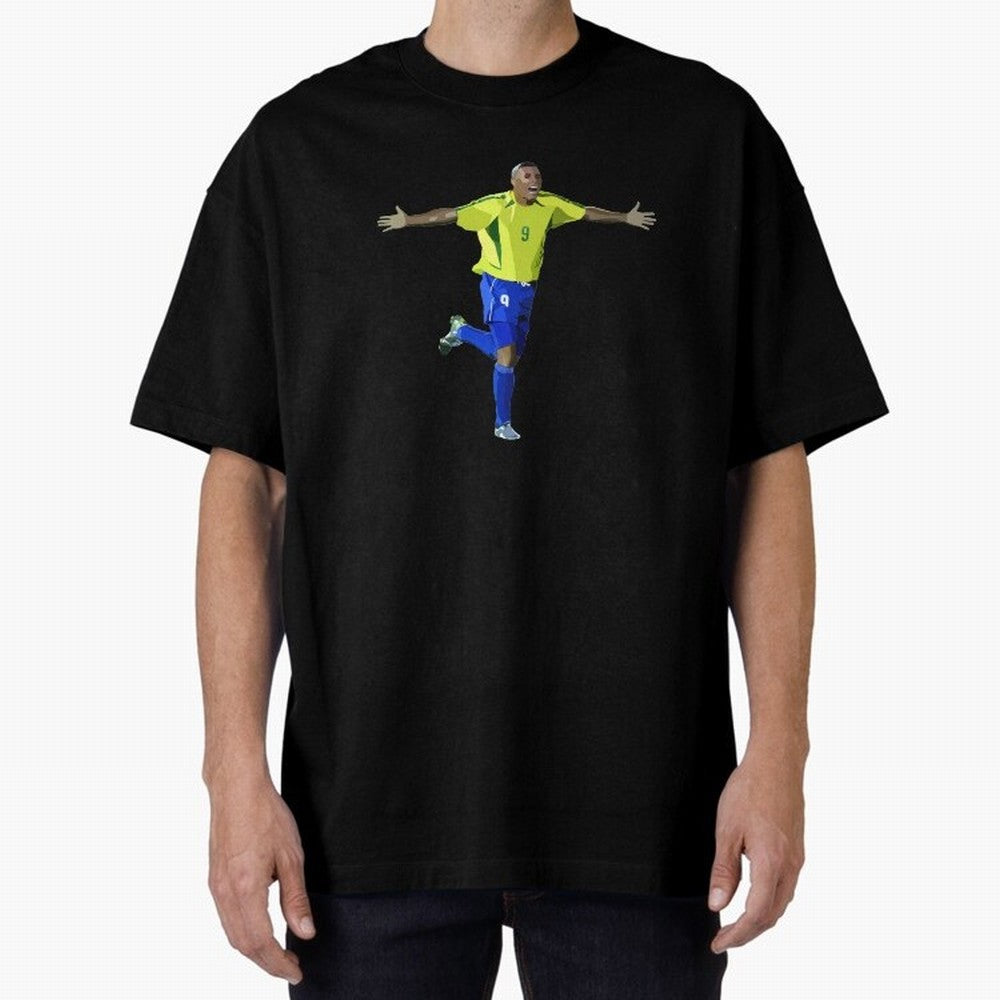 Brazilian Legend Ronaldo Oversized T-Shirt Experience the Global Stage of Global Football Passion for FIFA World Cup 2026, Highlighting Cristiano Ronaldo, Haaland and CR7, France, Fan Favorite Moments, National Team Passion, Big Match Drama and