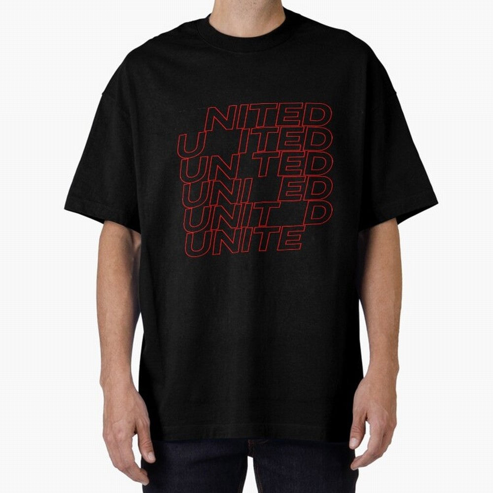 MAN UNITED - 2020 WHITE ILLUSTRATION Oversized T-Shirt Keep the Legacy of FIFA World Cup 2026 USA Canada Mexico Featuring Messi, England Energy, Tournament Hype, Historic Matchups, Family Viewing Parties and Global Sports Pride; Built for