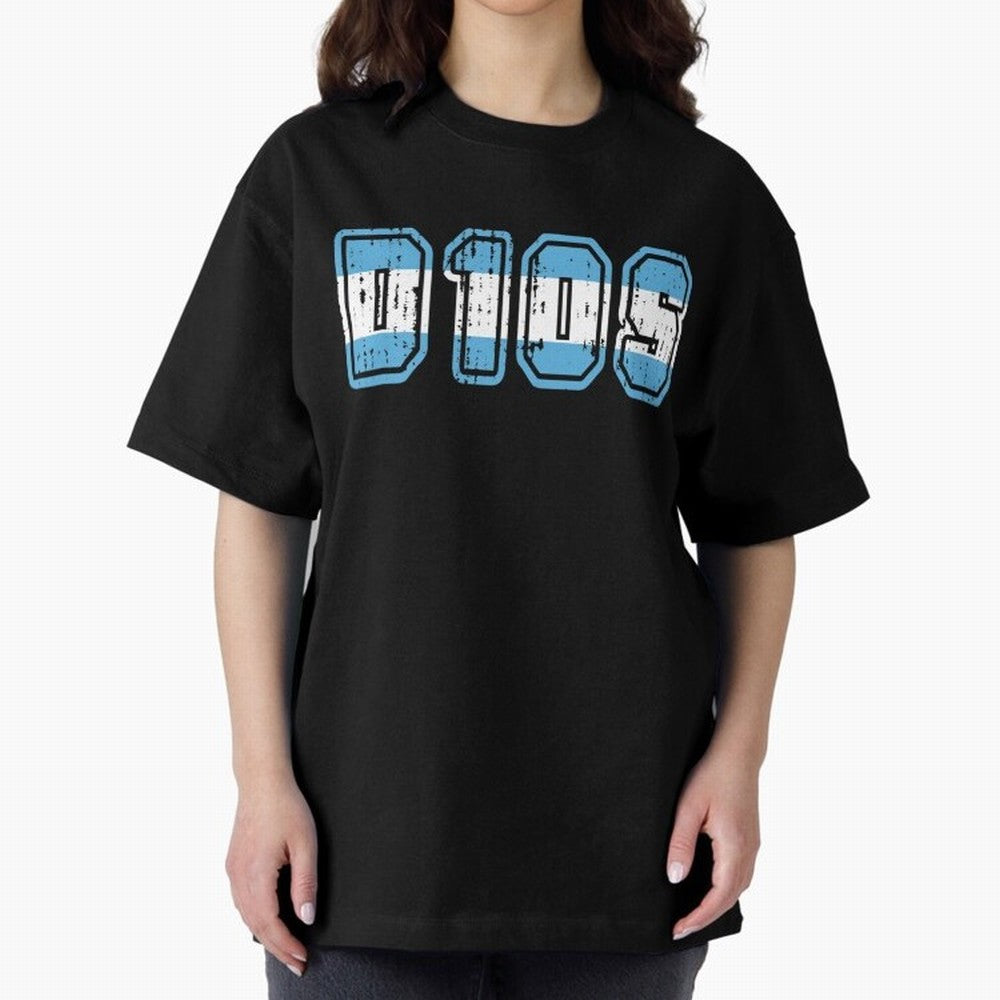 Dios Oversized T-Shirt Bring Global Tournament Vibes to Global Football Passion for FIFA World Cup 2026, Inspired by Messi and Cristiano Ronaldo, Brazil, Worldwide Fan Energy, Dramatic Goals, Stadium Lights and Championship Celebrations; Perfect