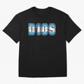 Dios Oversized T-Shirt Bring Global Tournament Vibes to Global Football Passion for FIFA World Cup 2026, Inspired by Messi and Cristiano Ronaldo, Brazil, Worldwide Fan Energy, Dramatic Goals, Stadium Lights and Championship Celebrations; Perfect