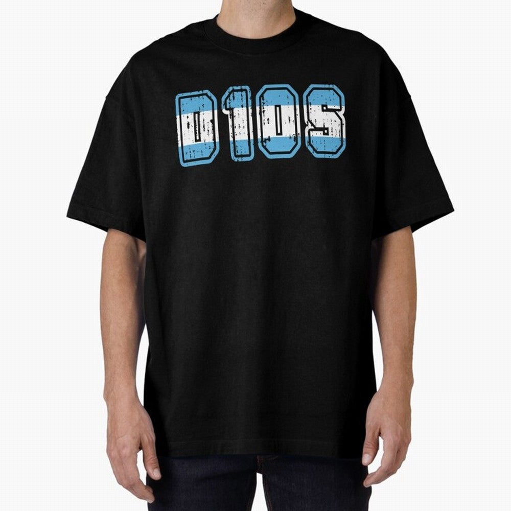 Dios Oversized T-Shirt Bring Global Tournament Vibes to Global Football Passion for FIFA World Cup 2026, Inspired by Messi and Cristiano Ronaldo, Brazil, Worldwide Fan Energy, Dramatic Goals, Stadium Lights and Championship Celebrations; Perfect