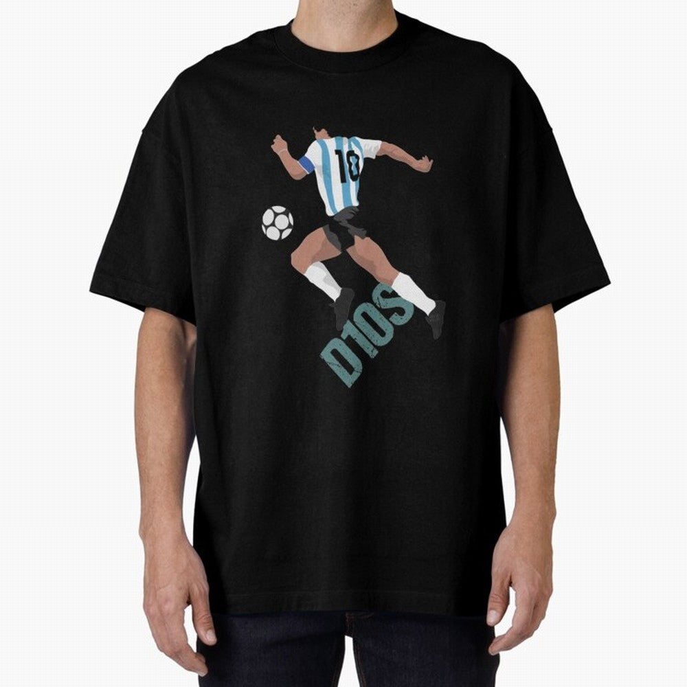 D10S Oversized T-Shirt Celebrate Fan Favorites in FIFA World Cup 2026 USA Canada Mexico Spirit, Capturing France and Portugal, Messi, Neymar and Mbappe, Supporter Pride, Iconic Celebrations, Legendary Names and Global Match Day Energy; Perfect for