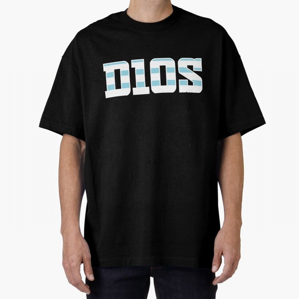 D10S Oversized T-Shirt Join Supporters Worldwide for FIFA World Cup 2026 USA Canada Mexico for Fans of CR7 and Messi and France and Portugal, Bringing Supporter Pride, Iconic Celebrations, Legendary Names and Global Match Day Energy; Made for Die
