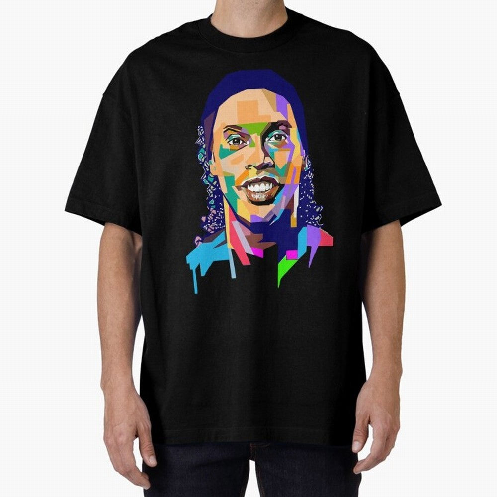 Ronaldinho Oversized T-Shirt Treasure the FIFA World Cup 2026 Group Stage Journey through Mbappe Highlights, England, France and Netherlands Pride, Stadium Memories, Football Loyalty, International Chants and Championship Tradition; Ideal for