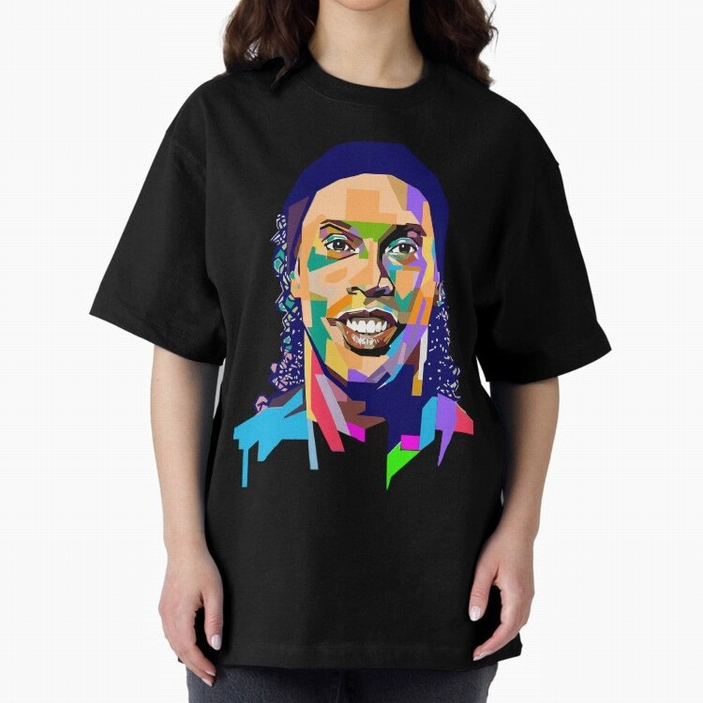 Ronaldinho Oversized T-Shirt Treasure the FIFA World Cup 2026 Group Stage Journey through Mbappe Highlights, England, France and Netherlands Pride, Stadium Memories, Football Loyalty, International Chants and Championship Tradition; Ideal for