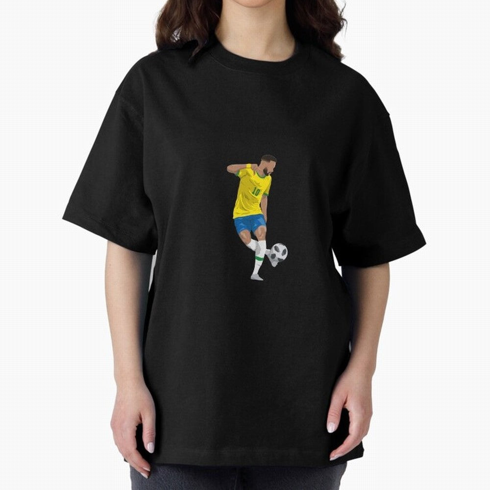 Neymar JR Minimalist Oversized T-Shirt Bring Global Tournament Vibes to the FIFA World Cup 2026 USA Canada Mexico Journey through Haaland Highlights, England and Germany Pride, Goal Celebration Energy, Supporter Heritage, Football Icons and
