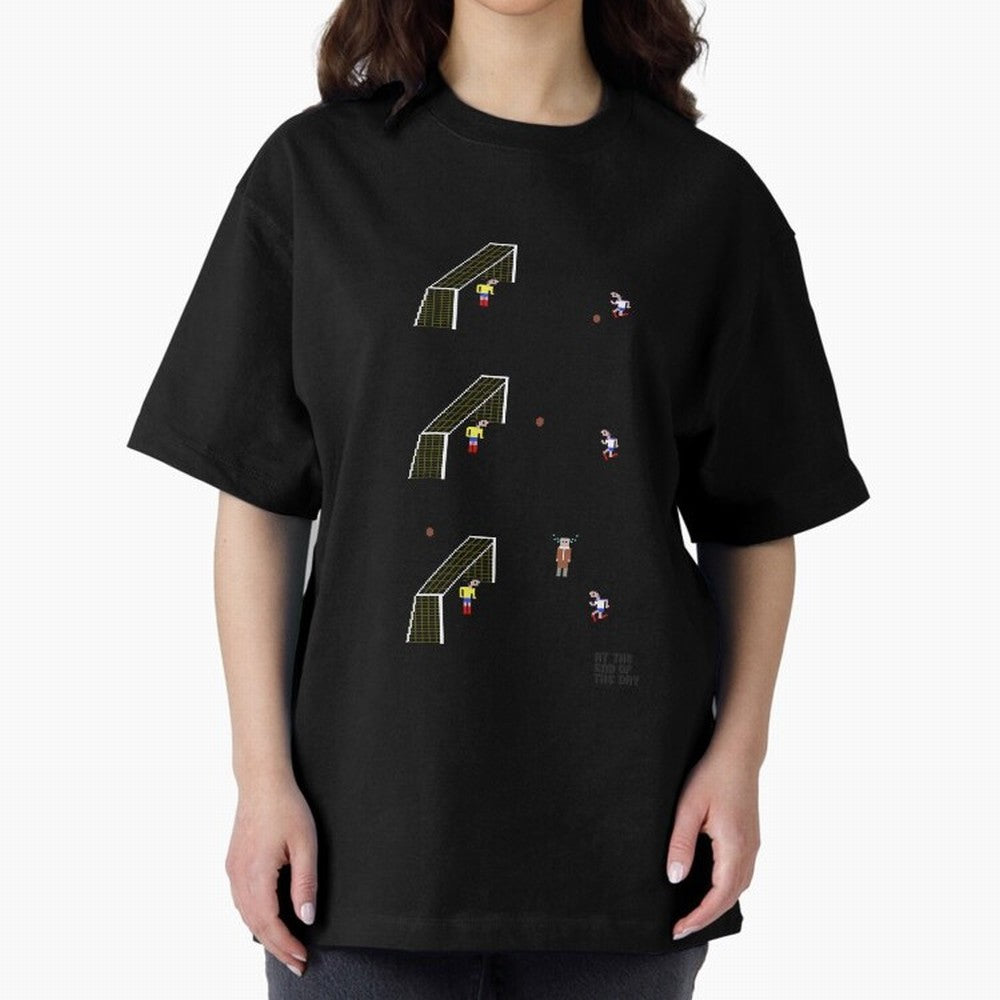 Penalty miss Oversized T-Shirt Support Iconic Players in Global Football Passion for FIFA World Cup 2026, Driven by CR7, France and Portugal, Champion Mindset, Group Stage Buzz, Knockout Tension and Passionate Fan Culture; Perfect for Supporters