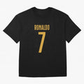 Christiano Ronaldo Portugal Jersey 2023 Oversized T-Shirt Celebrate Football Dreams Across FIFA World Cup 2026 USA Canada Mexico for Fans of Messi, CR7 and Mbappe and Portugal, Bringing Fan Favorite Moments, National Team Passion, Big Match Drama