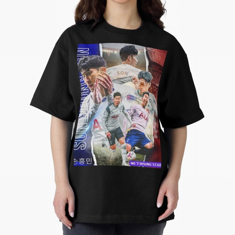 THE 7 STAR SON HEUNG MIN SPECIAL ON REDBUBBLE Oversized T-Shirt Create FIFA World Cup 2026 USA Canada Mexico Spirit, Highlighting Germany, Messi, Tournament Hype, Historic Matchups, Family Viewing Parties and Global Sports Pride; Ideal for Fans Who