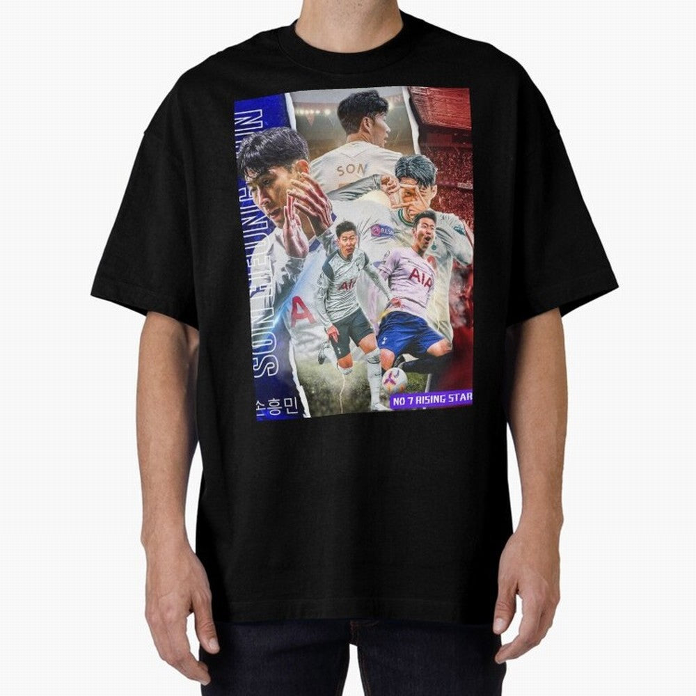 THE 7 STAR SON HEUNG MIN SPECIAL ON REDBUBBLE Oversized T-Shirt Create FIFA World Cup 2026 USA Canada Mexico Spirit, Highlighting Germany, Messi, Tournament Hype, Historic Matchups, Family Viewing Parties and Global Sports Pride; Ideal for Fans Who