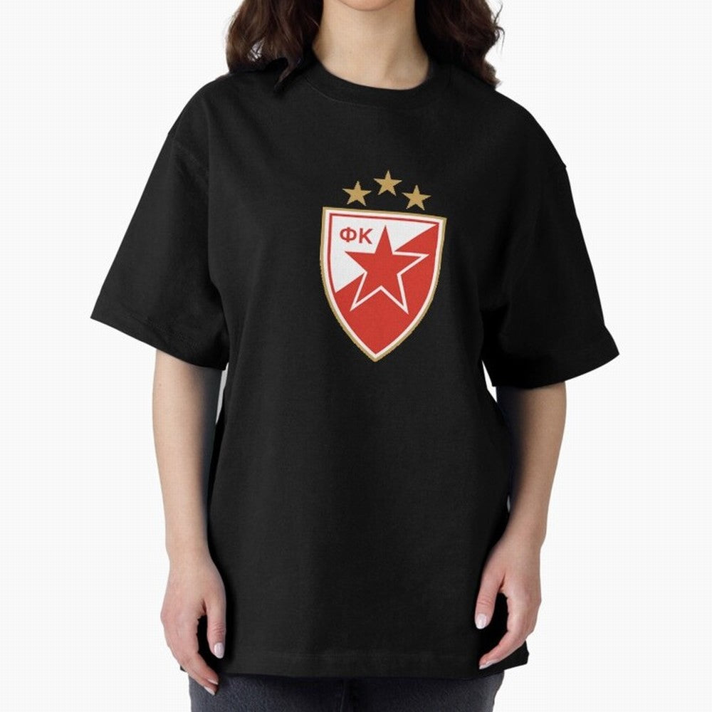red star Oversized T-Shirt Make Game Day About FIFA World Cup 2026 Filled with Neymar, Haaland and Cristiano Ronaldo, Portugal, Spain and Germany Energy, Tournament Hype, Historic Matchups, Family Viewing Parties and Global Sports Pride; Made for