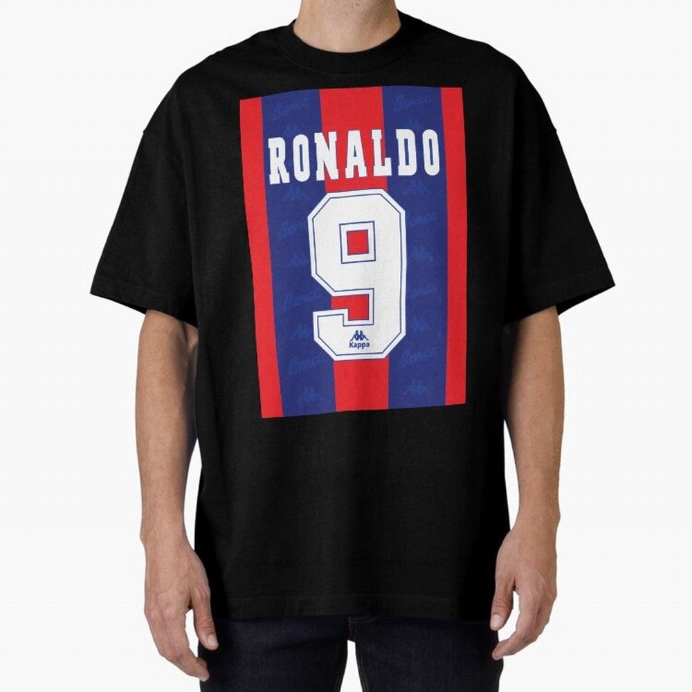 Barcelona Vintage Shirt 1995 Ronaldo 9 Oversized T-Shirt Bring Match Day Fire to the FIFA World Cup 2026 USA Canada Mexico Journey through Messi, CR7 and Mbappe Highlights, France Pride, Classic Soccer Heritage, Championship Pressure, Fan Loyalty
