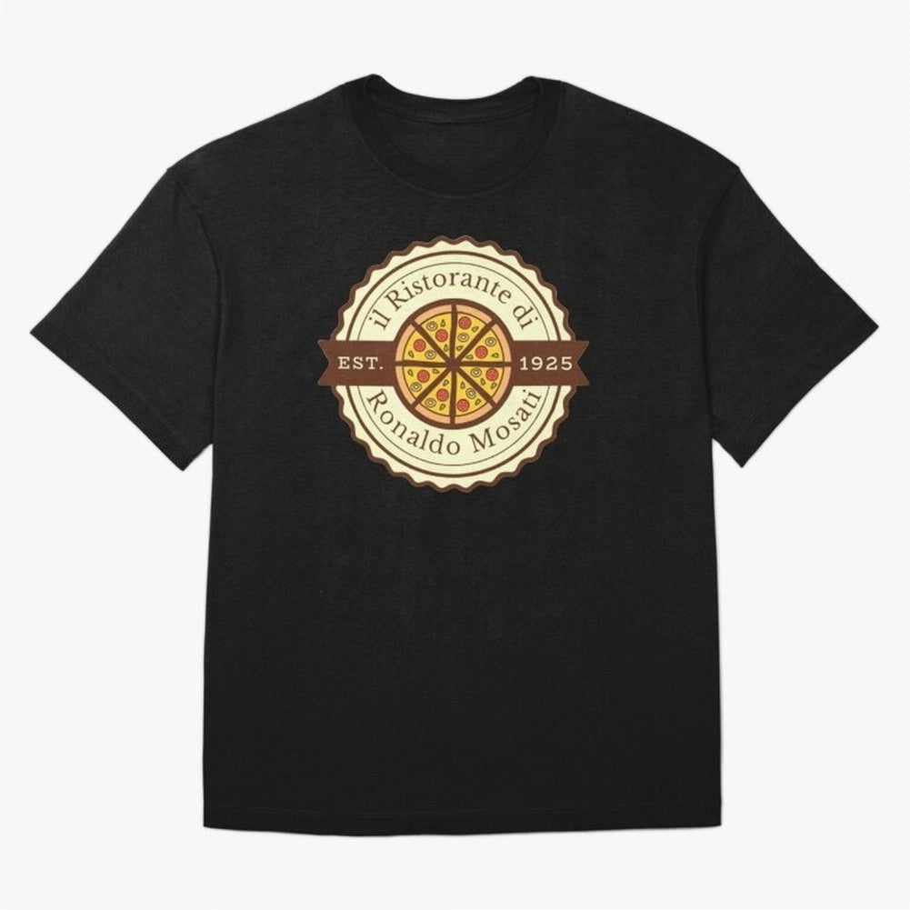 il Ristorante di Ronaldo Mosati Oversized T-Shirt Upgrade Global Football Passion for FIFA World Cup 2026 Group Stage, Featuring Neymar, England, France and Netherlands, Vintage Soccer Flavor, Modern Football Stars, National Flags and Final Night