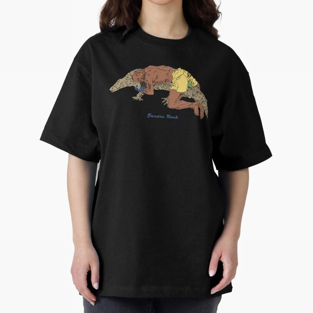jacare rock Oversized T-Shirt Relive the Noise and Pride of FIFA World Cup 2026 Group Stage for Fans of Messi, Neymar and Mbappe and England, France and Netherlands, Bringing Worldwide Fan Energy, Dramatic Goals, Stadium Lights and Championship
