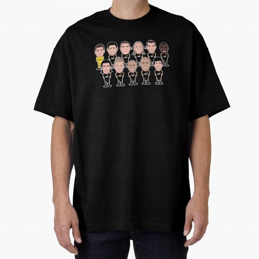 Los blancos Galacticos Teka legendary Real Madrid Oversized T-Shirt Feel International Energy from FIFA World Cup 2026 Group Stage Centered on Neymar, Haaland and Cristiano Ronaldo, France and Portugal Energy, Retro Football Energy, Iconic