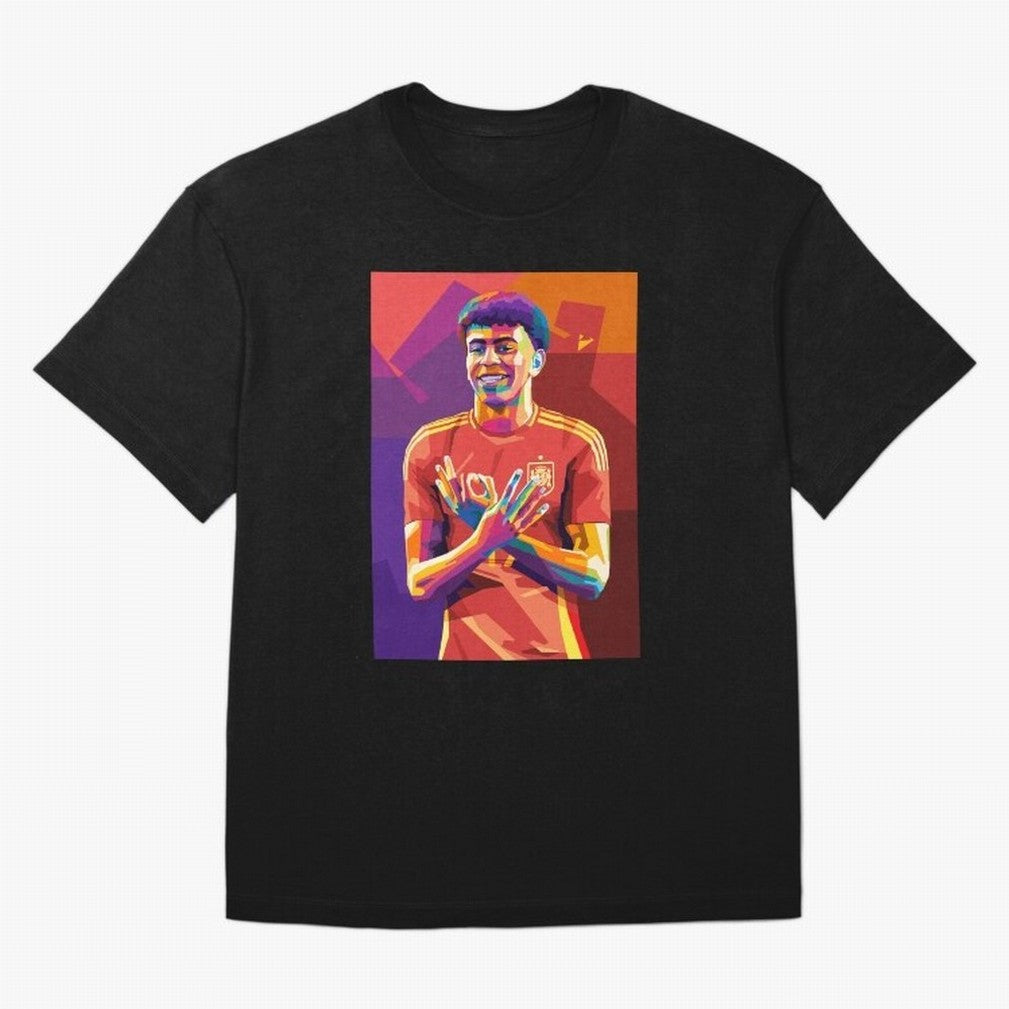 Lamine Yamal Spain Oversized T-Shirt Make Your Look Match FIFA World Cup 2026 Group Stage Spirit, Centered on Spain and Netherlands, Messi and Cristiano Ronaldo, Tournament Hype, Historic Matchups, Family Viewing Parties and Global Sports Pride;