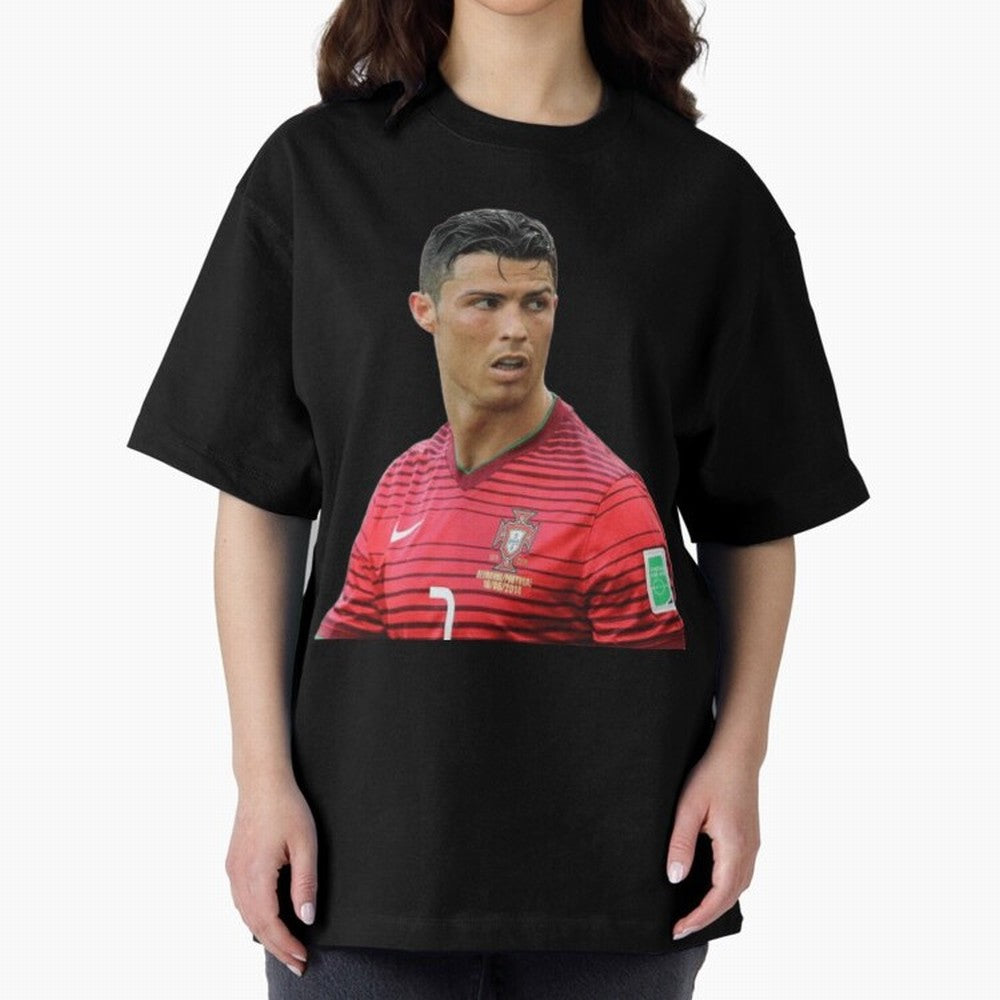 Ronaldo @AmazinProDesign Oversized T-Shirt Embrace FIFA World Cup 2026 Group Stage Spirit, Built around Germany, Haaland, Goal Celebration Energy, Supporter Heritage, Football Icons and Worldwide Tournament Joy; Created for Match Day Parties,