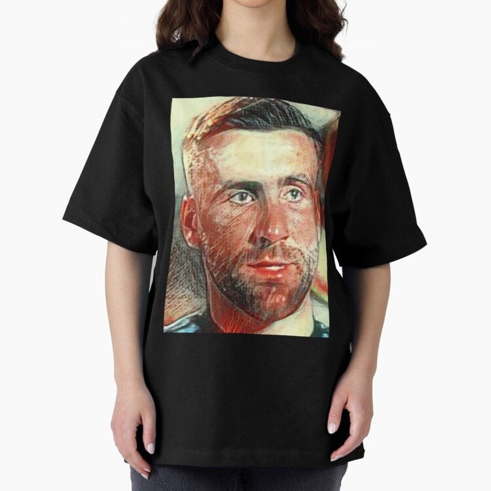Luke Shaw Oversized T-Shirt Celebrate the Biggest Stage of the FIFA World Cup 2026 Journey through Mbappe Highlights, Brazil, Portugal and Argentina Pride, Stadium Chants, National Pride, Trophy Dreams and Unforgettable Football Memories; Created