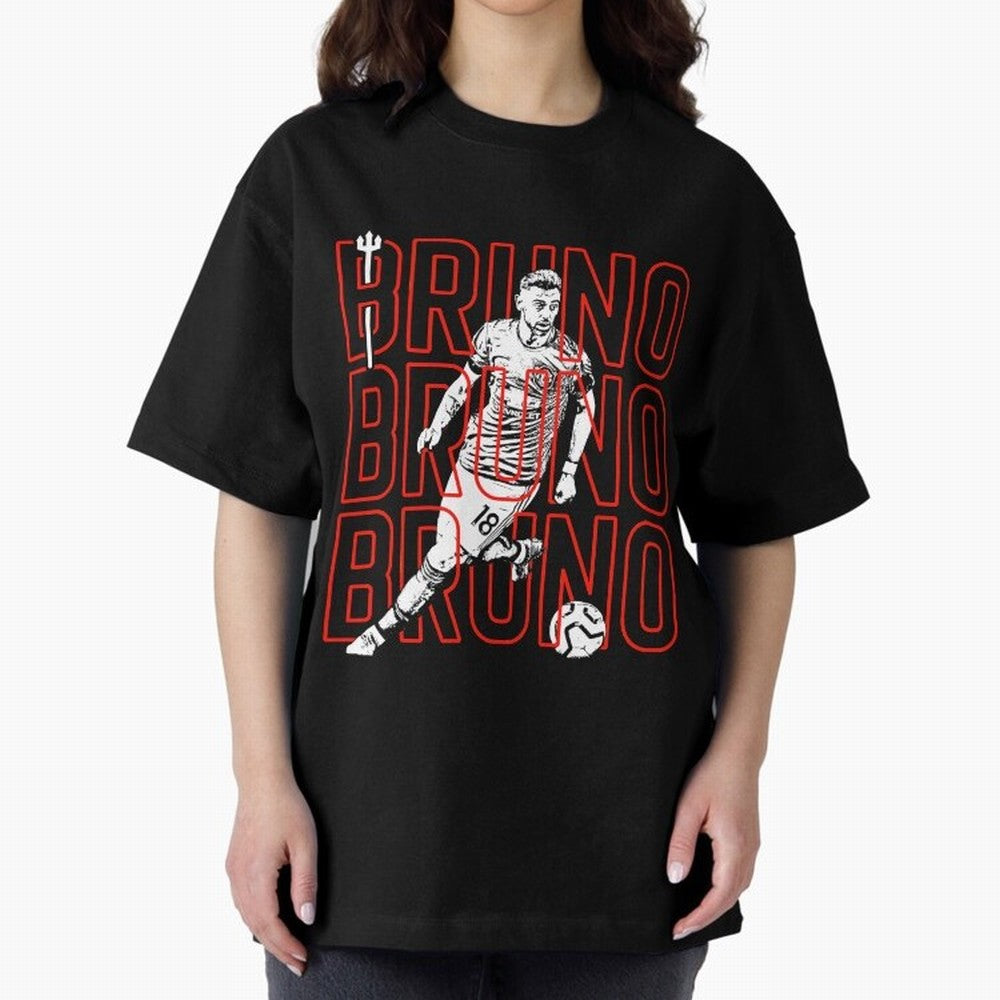 Bruno Fernandes - Manchester United Oversized T-Shirt Make Game Day About the FIFA World Cup 2026 Group Stage Journey through Messi, Neymar and Mbappe Highlights, Spain and Netherlands Pride, Tournament Hype, Historic Matchups, Family Viewing
