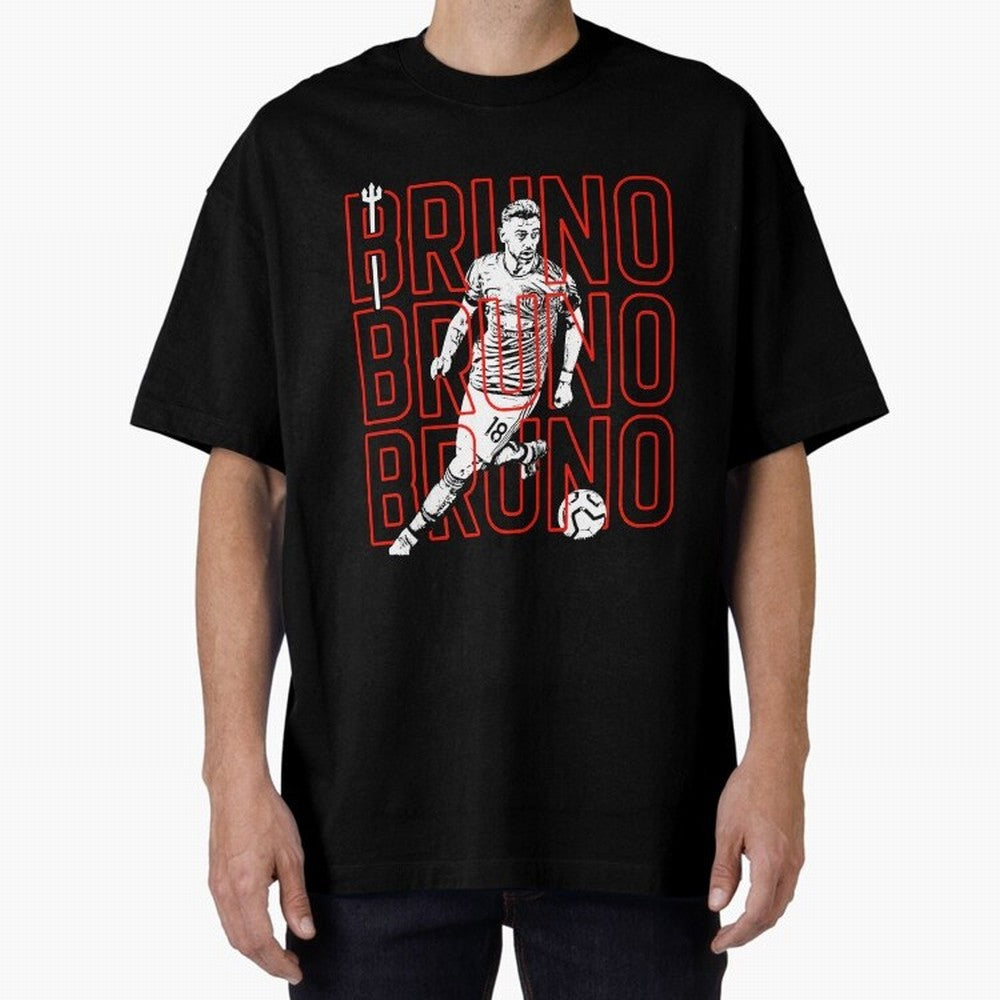 Bruno Fernandes - Manchester United Oversized T-Shirt Make Game Day About the FIFA World Cup 2026 Group Stage Journey through Messi, Neymar and Mbappe Highlights, Spain and Netherlands Pride, Tournament Hype, Historic Matchups, Family Viewing