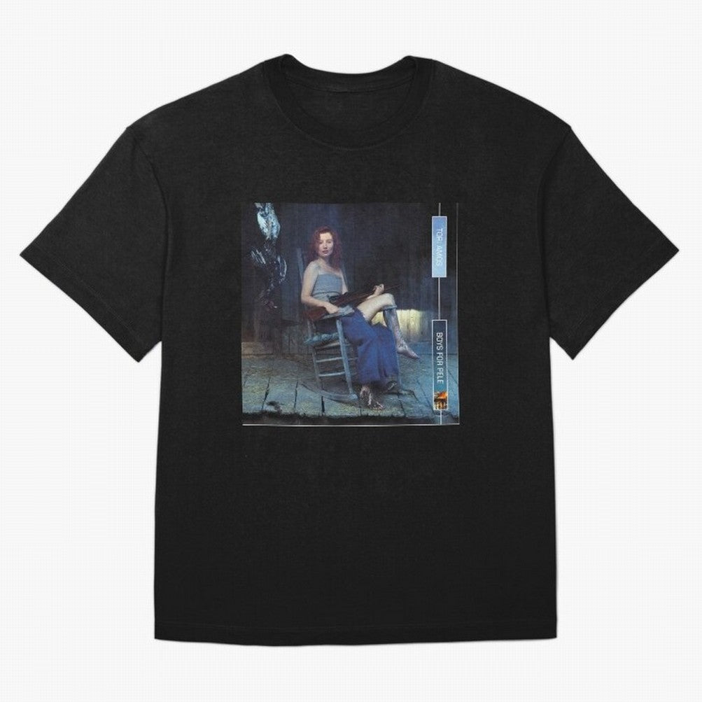 Tori Amos Boys For Pele Album Promo Art Retro Print Oversized T-Shirt Cheer for FIFA World Cup 2026 for Fans of Messi and England, Bringing Championship Spirit, Famous Goals, Roaring Crowds and International Football Unity; Ideal for Passionate